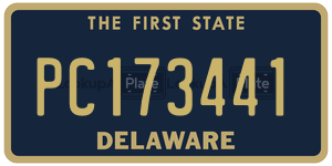 PC173441 license plate in Delaware