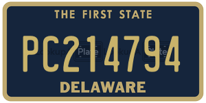 PC214794 license plate in Delaware