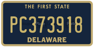 PC373918 license plate in Delaware