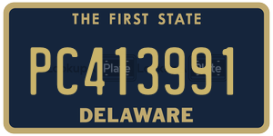 PC413991 license plate in Delaware