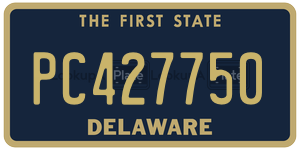 PC427750 license plate in Delaware