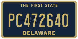 PC472640 license plate in Delaware