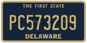 PC573209 license plate in Delaware