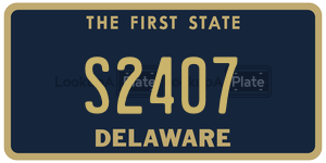 S2407  license plate in DE