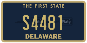 S4481 license plate in Delaware