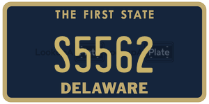 S5562 license plate in Delaware