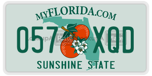 057XQD  license plate in FL
