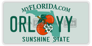 0RLYY  license plate in FL