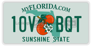 10VBQT  license plate in FL