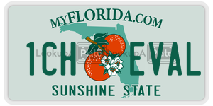 1CHEVAL license plate in Florida