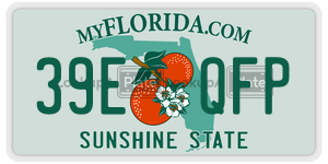 39EQFP  license plate in FL