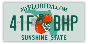 41FBHP  license plate in FL