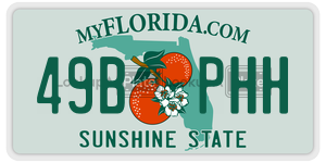 49BPHH  license plate in FL