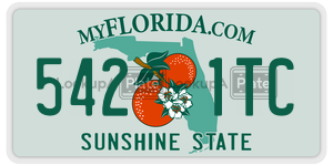 5421TC license plate in Florida