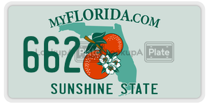 662  license plate in FL