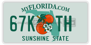 67KTH  license plate in FL