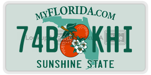 74BKHI  license plate in FL