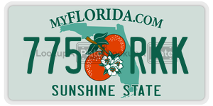 775RKK license plate in Florida