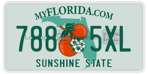 7885XL license plate in Florida