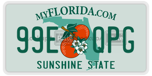 99EQPG  license plate in FL