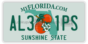 AL31PS  license plate in FL