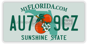 AU79CZ  license plate in FL