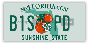 B1SPD  license plate in FL