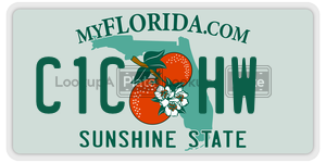 C1CHW license plate in Florida