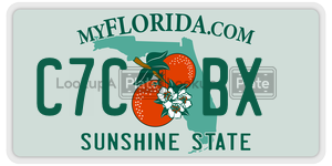 C7CBX  license plate in FL
