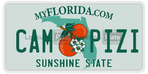 CAMPIZI  license plate in FL