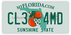 CL34MD  license plate in FL