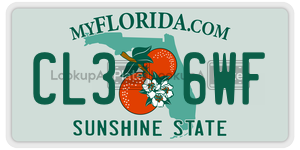CL36WF  license plate in FL