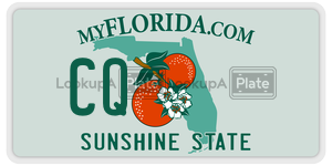 CQ  license plate in FL