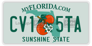 CV15TA  license plate in FL