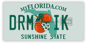 DRMIK  license plate in FL