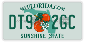 DT92GC  license plate in FL