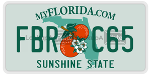 FBRC65  license plate in FL