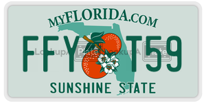 FFYT59  license plate in FL