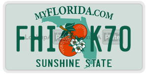 FHIK70  license plate in FL