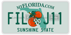 FILJ11  license plate in FL