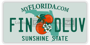 FINDLUV  license plate in FL