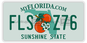 FLSZ76  license plate in FL