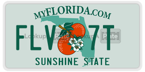 FLV7T  license plate in FL