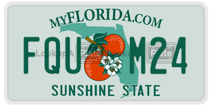 FQUM24  license plate in FL