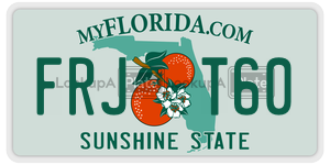 FRJT60  license plate in FL