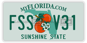 FSSV31  license plate in FL