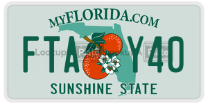 FTAY40  license plate in FL