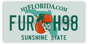 FURH98 license plate in Florida