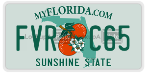 FVRC65  license plate in FL