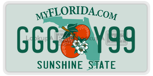 GGGY99  license plate in FL